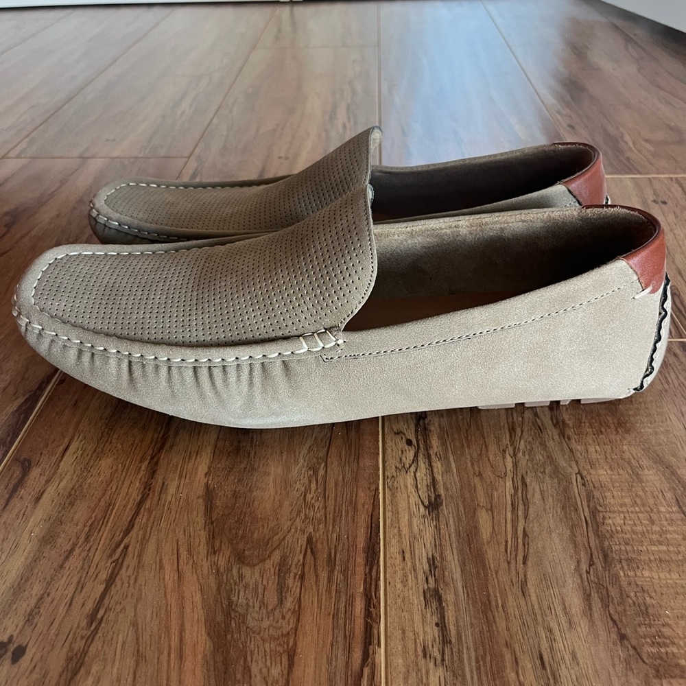 Tommy Hilfiger Beige and Brown Loafers